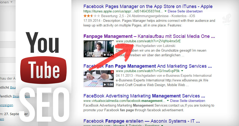 youtube seo google artikel