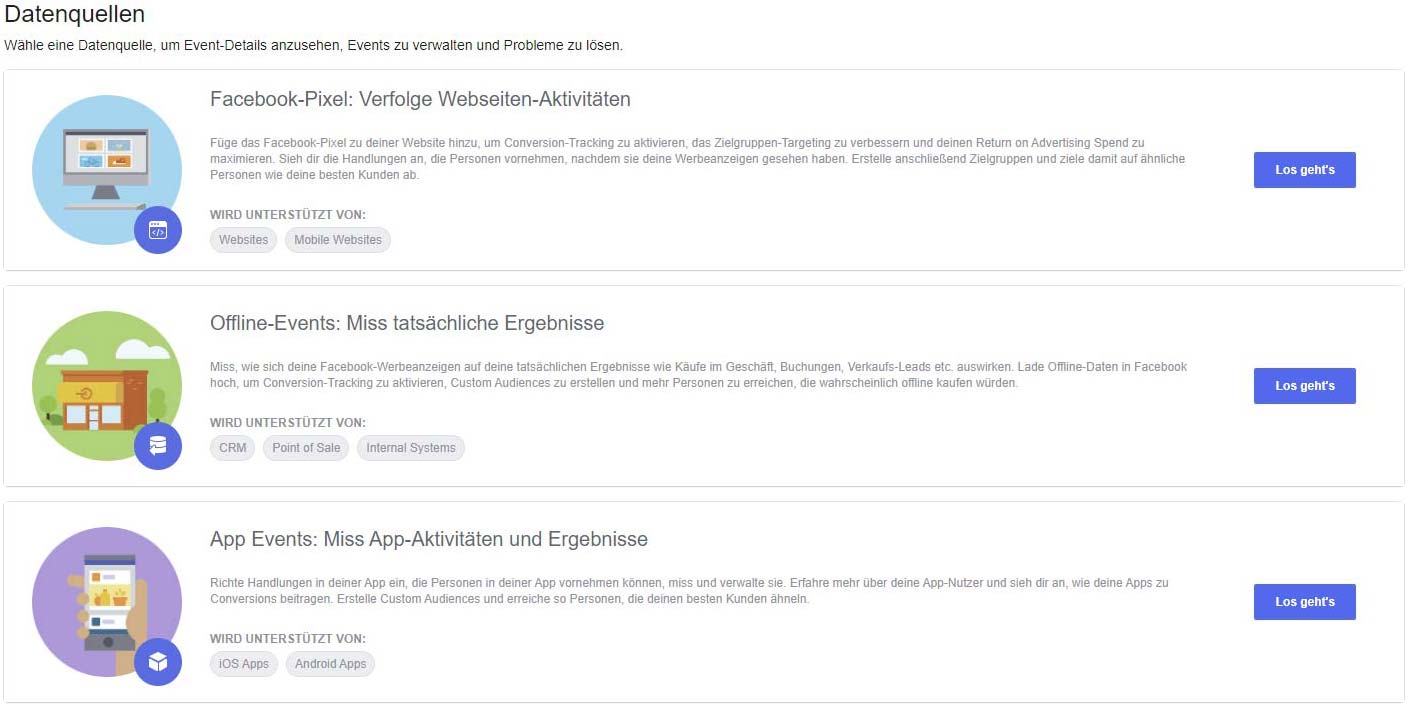 facebook ad agentur tipps 03 pixel erstellen vorlage verfolge website aktivitaet offline online app info