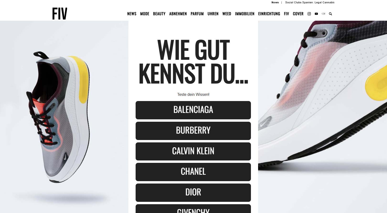 vibe-coding-ai-case-fiv-magazine-brand-quiz-balenciaga-burberry-cartiert-dior-app