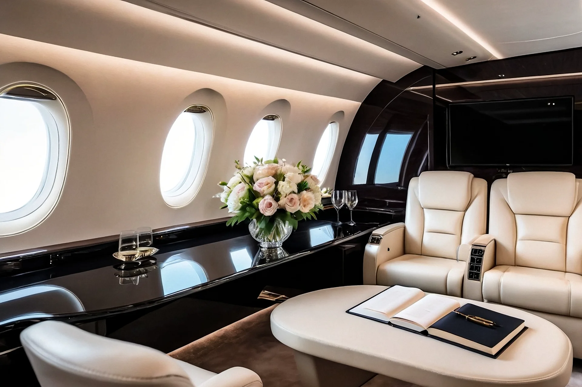 PrivatJet.one — Branding & Websites für ein Privatjet-Charter-Portal, Kampagnenmotiv