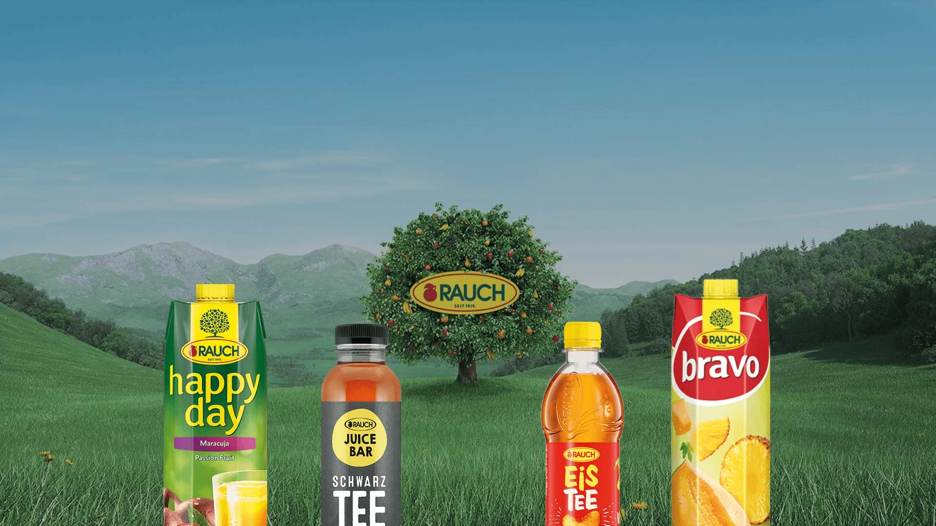 Rauch Juices — 5 Brands, 13 Länder, Kampagnenmotiv